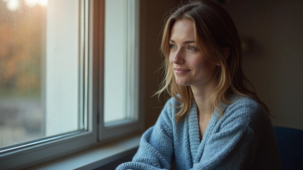 Persoon in meditatieve positie tijdens moment van diep nadenken en zelfbezinning